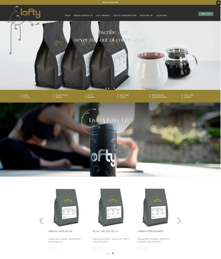 Lofty Coffee - Silver Sun Marketing